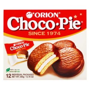 Orion Choco-Pie Chocolate Coated and Filled with Marshmallow Biscuit, 30g Pack of 12 – Wholesale & Export UAE - wholesale supplier | AgroFoods Global