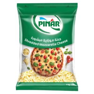 Pinar Shredded Mozzarella Cheese, 1kg wholesale UAE — bulk export supplier