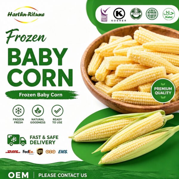 Premium IQF Frozen Baby Corn Whole Premium IQF Frozen Baby Corn Whole