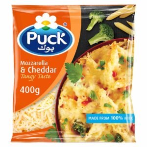 Puck Mozzarella and Cheddar Cheese, 400g wholesale UAE — bulk export supplier