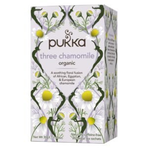 Pukka Organic Three Chamomile 20 Herbal Tea Bags – Wholesale & Export UAE - wholesale supplier | AgroFoods Global