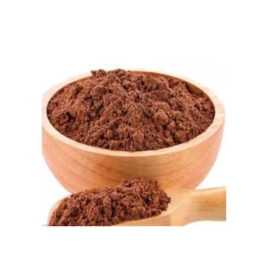Pure cocoa powder ingredient prepared for