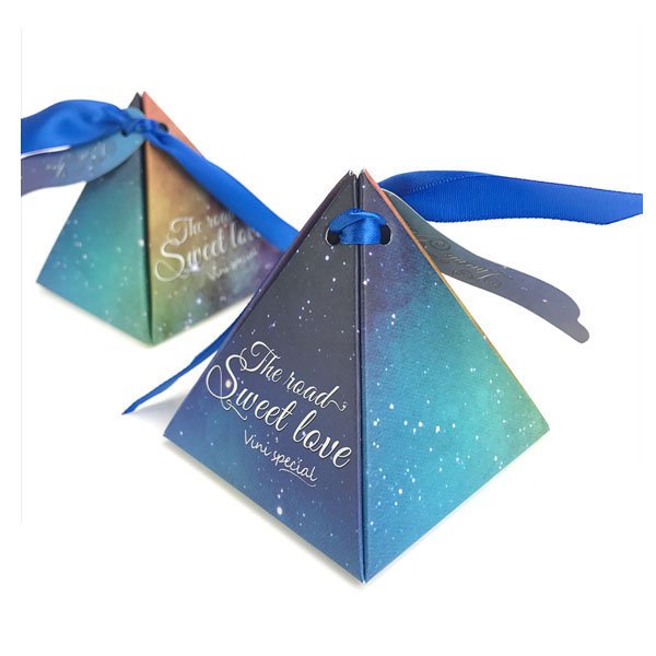 Pyramid Custom Printing Foldable Silk Ribbon