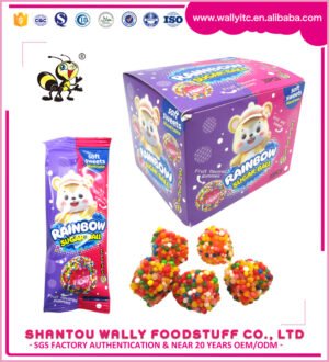Rainbow Sugar Ball Fruit Flavored Gummy