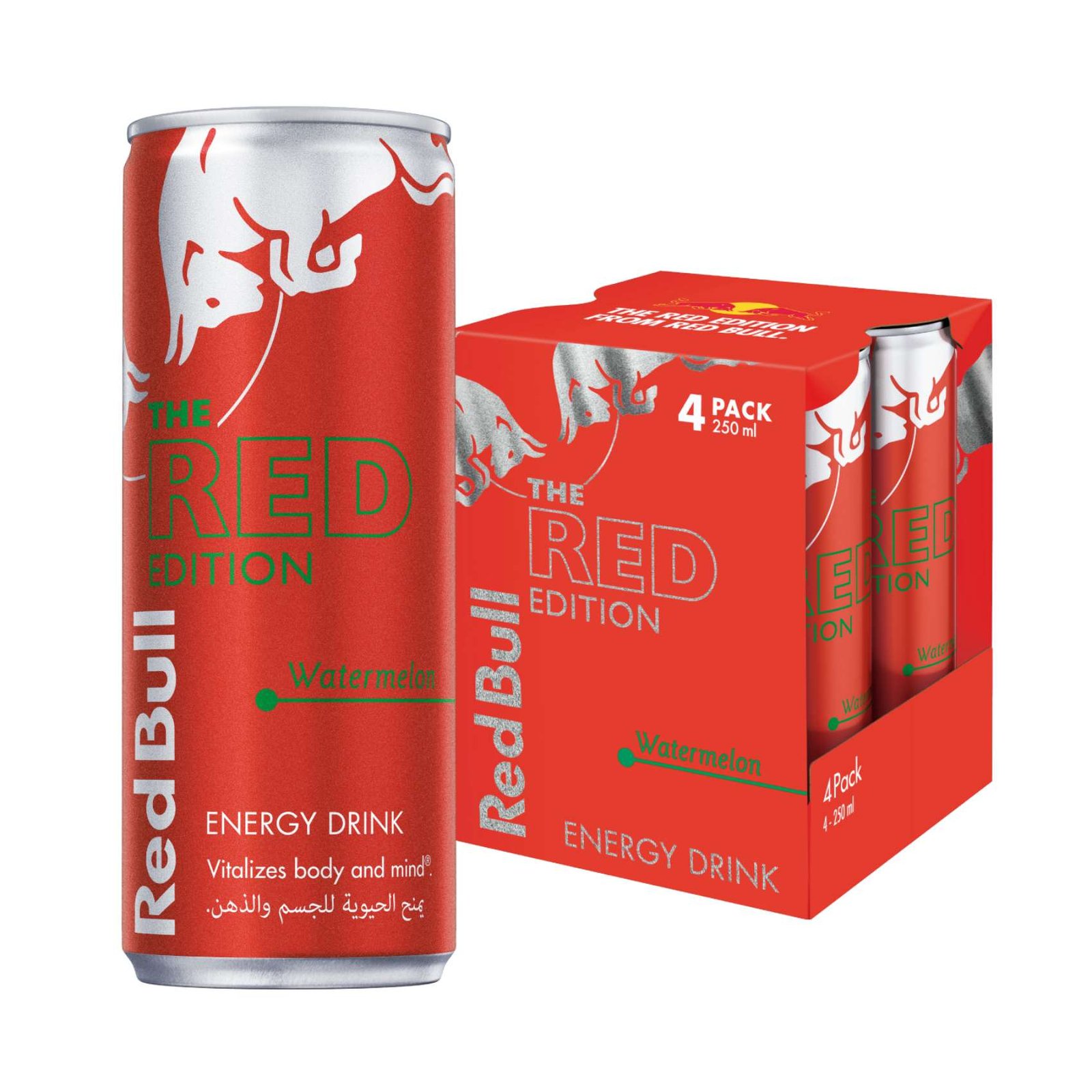 Red Bull Energy Drink Watermelon 250ml Pack of 4 – Wholesale & Export UAE - wholesale supplier | AgroFoods Global