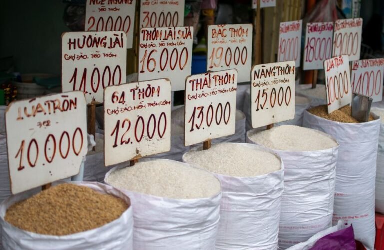 rice grains sack — professional stock image