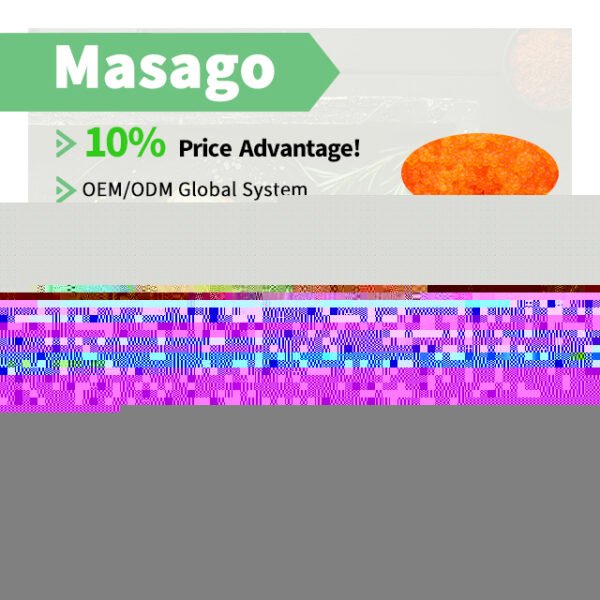 SEASONSONED CAPELIN ROE MASAGO ORANGE SEASONSONED CAPELIN ROE MASAGO ORANGE