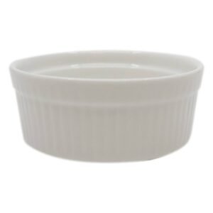 Shallow Bone China Ramekin White 8.5cm wholesale UAE — bulk export supplier