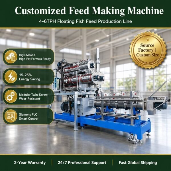 SLG135 Twin Screw Floating Fish Feed