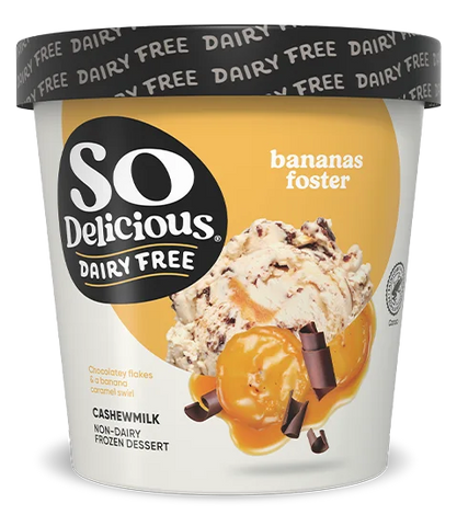 So Delicious Bananas Foster Cashewmilk Non Dairy Frozen Dess So Delicious Bananas Foster Cashewmilk Non Dairy Frozen Dess — premium quality