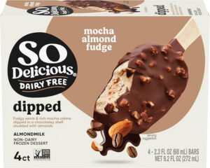 So Delicious Frozen Mocha Almond Fudge Bars 272ml — premium quality