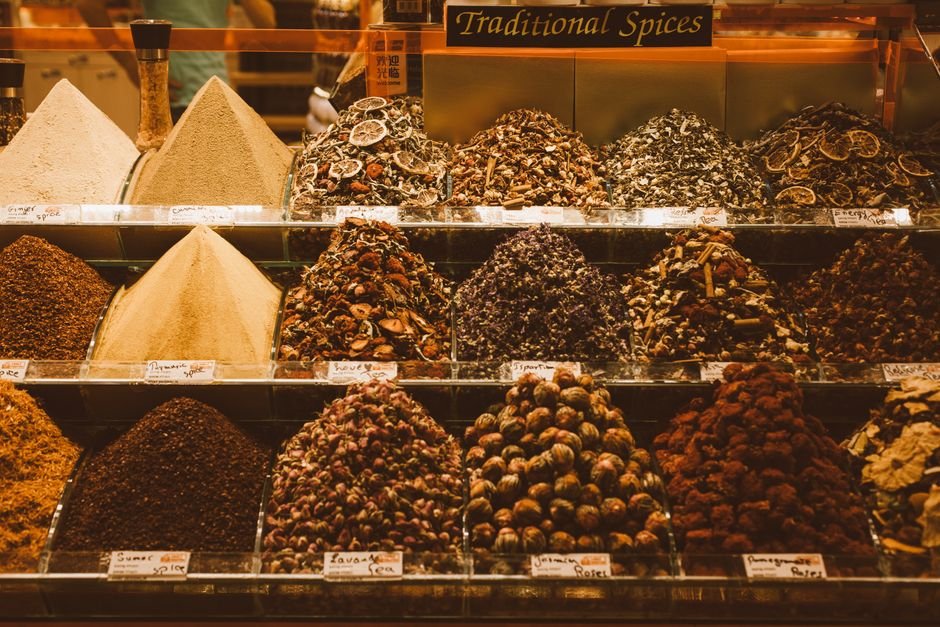 spices market — professional stock image