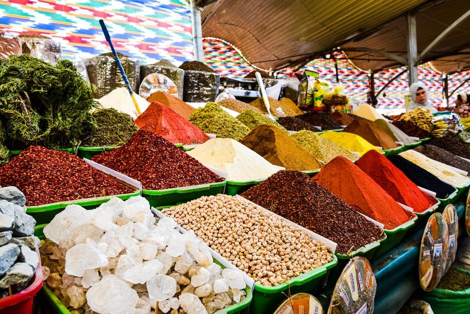 spices market — professional stock image