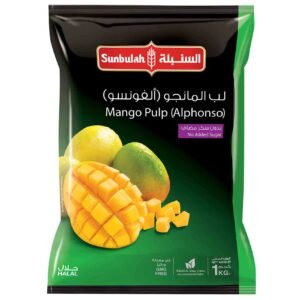Sunbulah Alphonso Mango Pulp Premium Quality, 1kg wholesale UAE — bulk export supplier