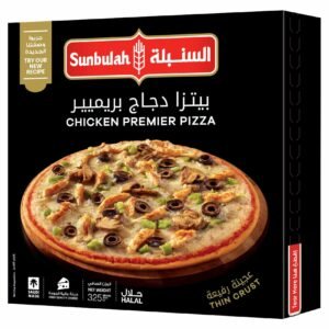 Sunbulah Chicken Premier Thin Crust Pizza, 325g wholesale UAE — bulk export supplier