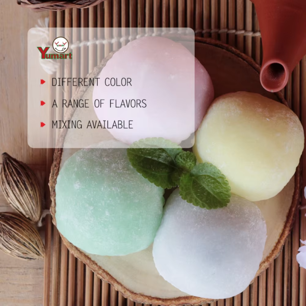 Sweet Coffee Tea Flavored Frozen Mochi