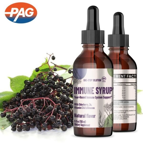Syrup Private Label Naturally Supplements Vitamin