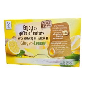 Teekanne Aromatic and Spicy Ginger Lemon Tea Bags, 35g – Wholesale & Export UAE - wholesale supplier | AgroFoods Global