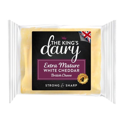 The King 39 S Dairy Extra Mature White Cheddar Cheese 200g Q The King 39 S Dairy Extra Mature White Cheddar Cheese 200g Q — premium quality
