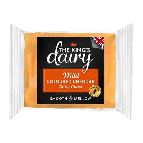 The King 39 S Dairy Mild Coloured Cheddar Cheese 200g Qualit The King 39 S Dairy Mild Coloured Cheddar Cheese 200g Qualit — premium quality