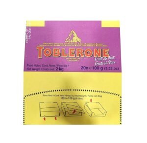 Toblerone Fruit And Nut 100g Case Pack Of 20 pcs Ndash The N — premium quality