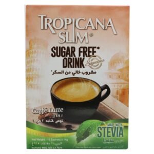 Tropicana Slim Sugar-Free Drink Caffe Latte With Stevia 10 Sachets – Wholesale & Export UAE - wholesale supplier | AgroFoods Global