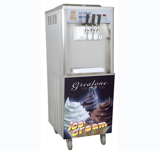 Vertical Three color Yogurt Ice Cream