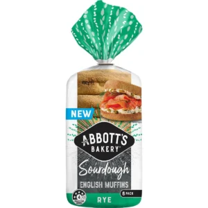 Abbott's Bakery Sourdough English Muffins Rye