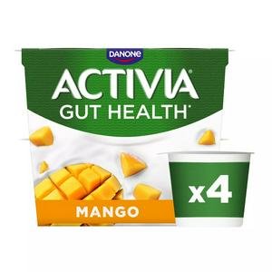 Activia 4 x 115g Mango Gut Health Multipack Yoghurt