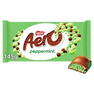 Aero Shaero Bubbly Peppermint Chocolate Sharing Bar 145g