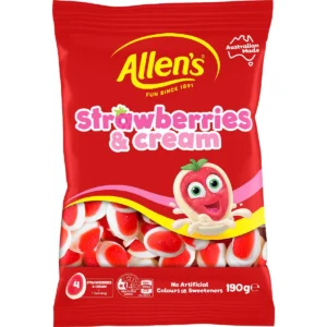 Allen's Strawberry & Cream Lollies Bag