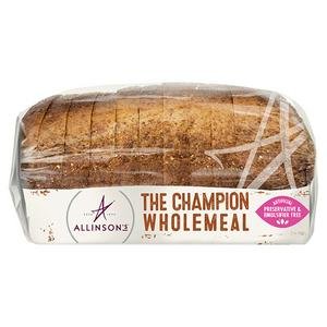 Allinson's The Champion Medium Sliced Wholemeal Bread 650g