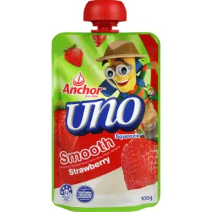 anchor uno yoghurt pouch strawberry