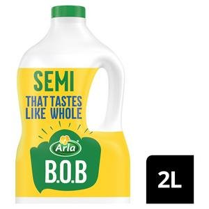 Arla BOB Semi Skimmed Milk That Tastes Like Whole 2L