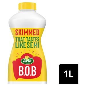 Arla BOB Skimmed Milk Tastes like Semi Skimmed 1L