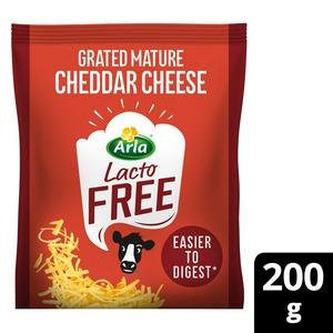 Arla Lactofree Mature Cheddar Grated Cheese 200g