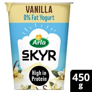 Arla Skyr Vanilla Icelandic Style Yogurt 450g