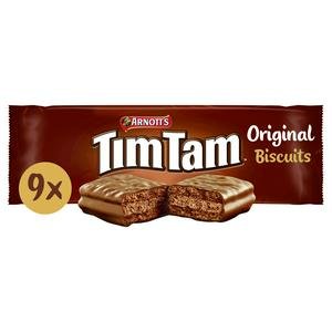 Arnott's Tim Tam 9 x Original Chocolatey Biscuit Bars 163g