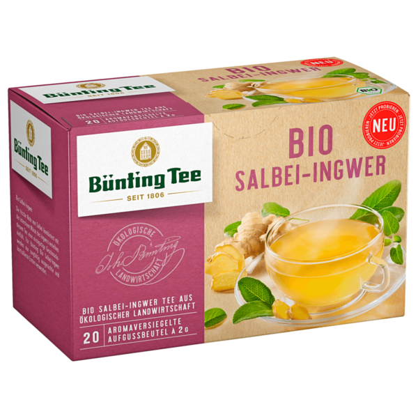 Bünting Tee Bio Salbei Ingwer 40g