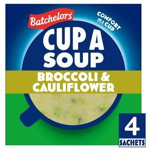 Batchelors Cup a Soup, Broccoli & Cauliflower x4 101g