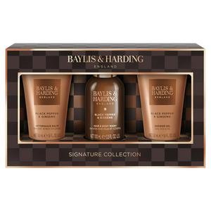 Baylis & Harding Black Pepper & Ginseng Men's Luxury Mini Trio Gift Set