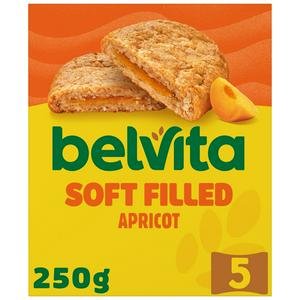 Belvita Soft Bakes 5 x 50g Apricot Filled Cereal Multipack Snack Bars