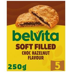 Belvita Soft Bakes 5 x 50g Chocolate Hazelnut Flavour Cereal Multipack Snack Bars