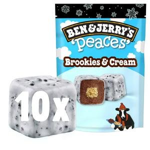Ben & Jerry's 160ml Snacking Brookies & Cream Peaces Ice Cream