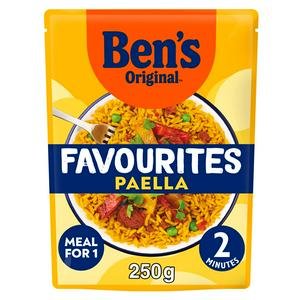 Ben's Original 250g Favourites Paella Chorizo & Vegetable Microwave Rice Meal