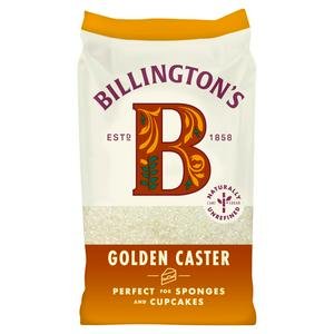 Billington's Natural Golden Caster, Unrefined Cane Sugar 1kg