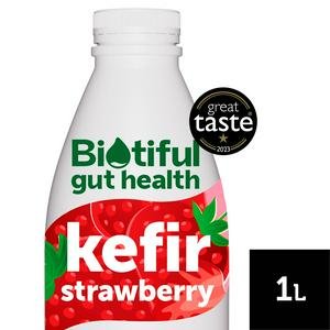 Biotiful Gut Health Kefir Milk Drink Strawberry 1L