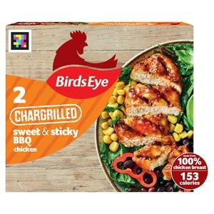 Birds Eye 2 x Sweet & Sticky BBQ Chicken Breast Steaks 174g