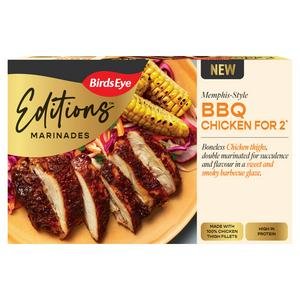 Birds Eye 250g Memphis BBQ Marinated Chicken Thigh Fillets