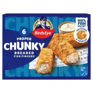 Birds Eye 6 Chunky Fish Fingers 360g